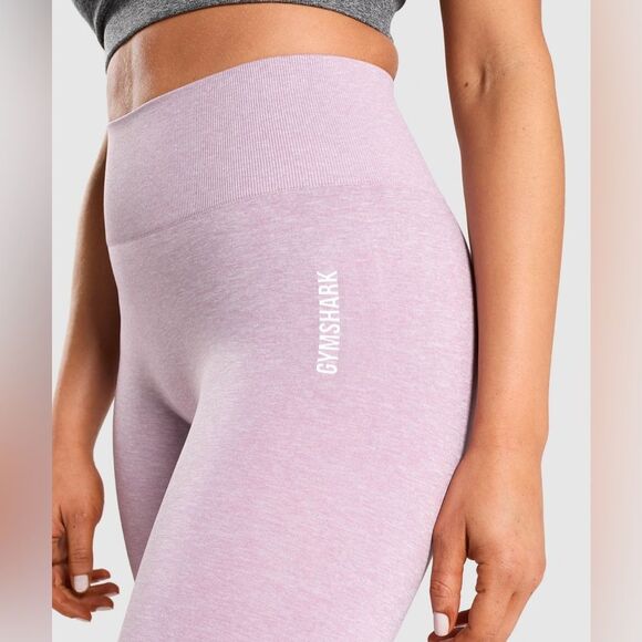 Gymshark Vital Seamless Leggings Pink Marl | Women’s Small Gym outfit - Picture 3 of 10